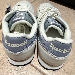 Reebok Classic White and Gray Shoes
